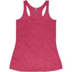 Ladies Slim Fit Super Soft Racerback Triblend Tank