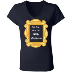 Ladies Slim Fit V-Neck Jersey Tee