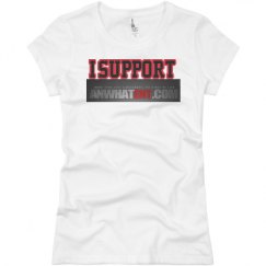 Ladies Slim Fit Basic Promo Jersey Tee