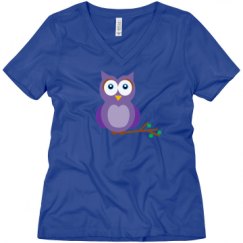 Ladies Relaxed Fit V-Neck Tee