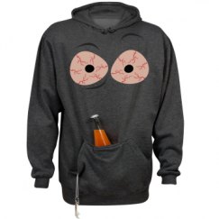 Unisex Beer Holder Tailgate Hoodie