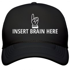 Insert brain here cap