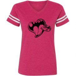 Ladies Relaxed Fit Vintage Sports Tee