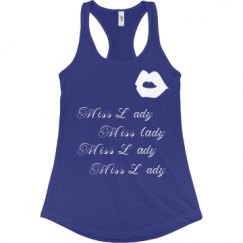 Ladies Slim Fit Racerback Tank Top