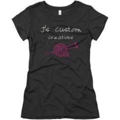 Ladies Slim Fit Super Soft Triblend Tee