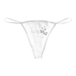 Basic White Thong Underwear