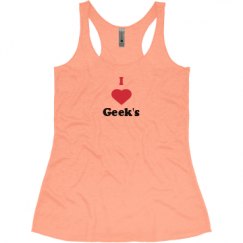 Ladies Slim Fit Super Soft Racerback Triblend Tank