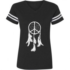 Ladies Relaxed Fit Vintage Sports Tee