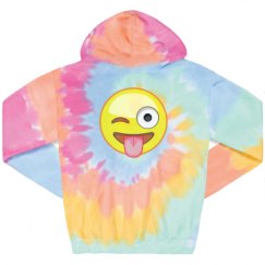 Unisex Tie-Dye Fleece Hoodie