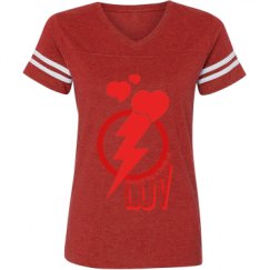 Ladies Relaxed Fit Vintage Sports Tee