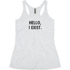 Ladies Slim Fit Super Soft Racerback Triblend Tank