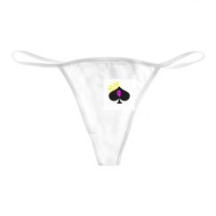 Basic White Thong Underwear