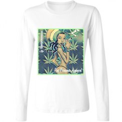 Ladies Relaxed Fit Basic Long Sleeve Tee