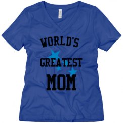 Ladies Relaxed Fit V-Neck Tee