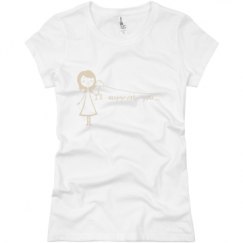 Ladies Slim Fit Basic Promo Jersey Tee
