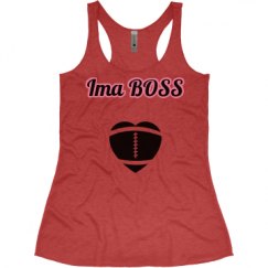 Ladies Slim Fit Super Soft Racerback Triblend Tank