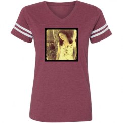 Ladies Relaxed Fit Vintage Sports Tee