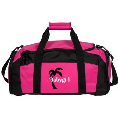 Babygirl tropical pink bag
