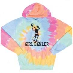 Unisex Tie-Dye Fleece Hoodie