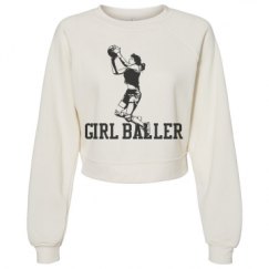 Women's Raglan Pullover Fleece