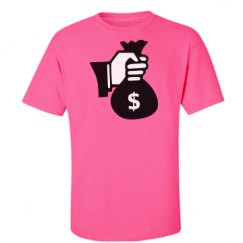 Unisex Ultra Cotton Safety Neon Crewneck Tee