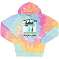 Unisex Tie-Dye Fleece Hoodie