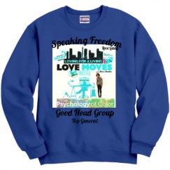 Unisex Film and Foil Crewneck Sweatshirt