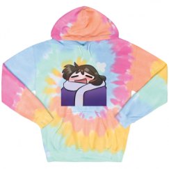 Unisex Tie-Dye Fleece Hoodie