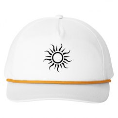 Snapback Five-Panel Rope Hat