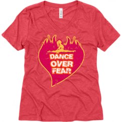 Ladies Relaxed Fit Super Soft Triblend V-Neck Tee