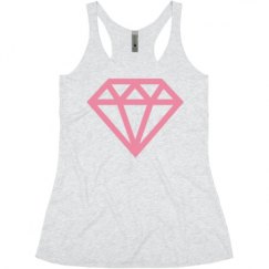 Ladies Slim Fit Super Soft Racerback Triblend Tank