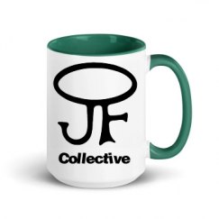 15oz Ceramic Mug with Color Inside