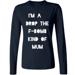 Ladies Relaxed Fit Basic Long Sleeve Tee