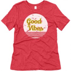 Ladies Relaxed Fit Super Soft Triblend Tee