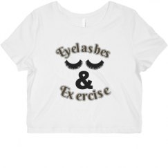 Ladies Slim Fit Crop Top Tee