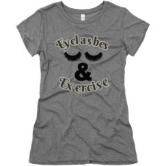 Ladies Slim Fit Super Soft Triblend Tee