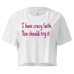 Ladies Festival Cali Crop Top Tee
