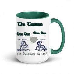 15oz Ceramic Mug with Color Inside