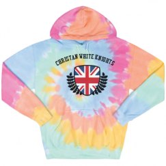 Unisex Tie-Dye Fleece Hoodie