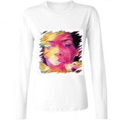 Ladies Relaxed Fit Basic Long Sleeve Tee