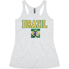 Ladies Slim Fit Super Soft Racerback Triblend Tank