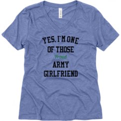 Ladies Relaxed Fit Super Soft Triblend V-Neck Tee