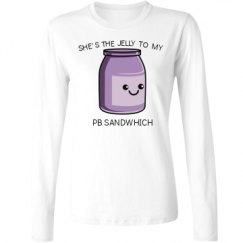 Ladies Relaxed Fit Basic Long Sleeve Tee