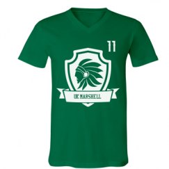 Unisex V-Neck Jersey Tee