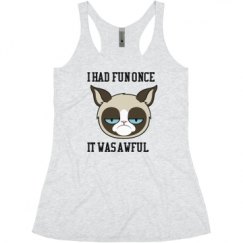 Ladies Slim Fit Super Soft Racerback Triblend Tank
