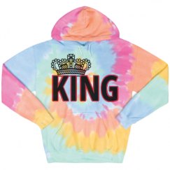 Unisex Tie-Dye Fleece Hoodie