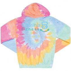 Unisex Tie-Dye Fleece Hoodie