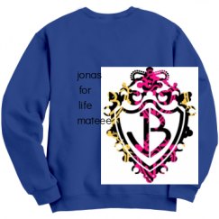 Unisex Film and Foil Crewneck Sweatshirt