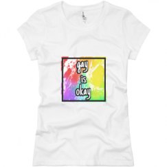 Ladies Slim Fit Basic Promo Jersey Tee