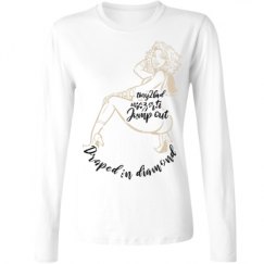 Ladies Relaxed Fit Basic Long Sleeve Tee